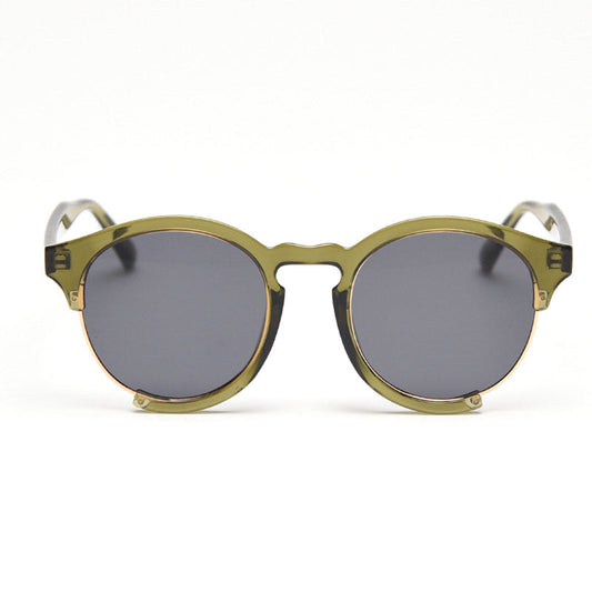 green lense sunglasses