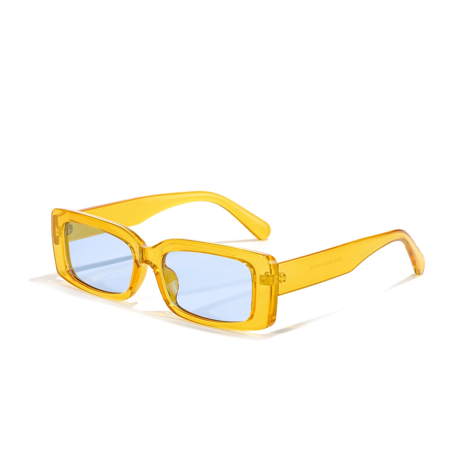 rectangle yellow sunglasses