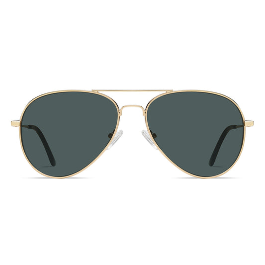 Squa | Aviator/Gold Green/Metal